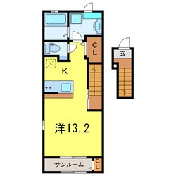 アイリスの物件間取画像